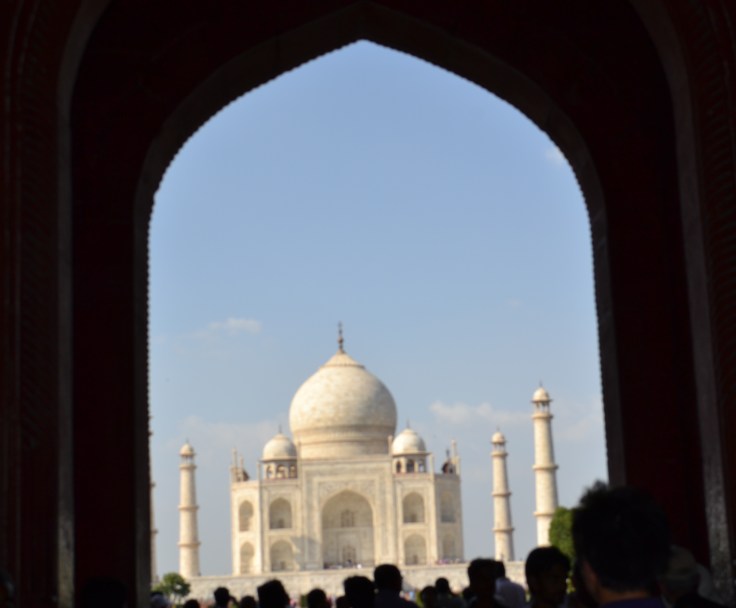 Taj Mahal (Agra) built by Mughal ruler Shahjahan